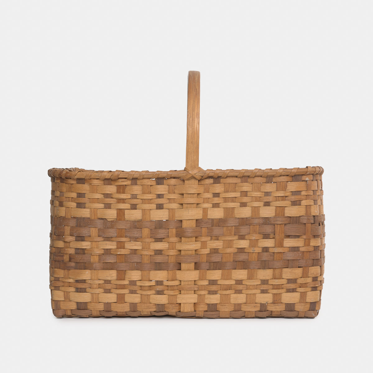 Antique Woven Gathering Basket