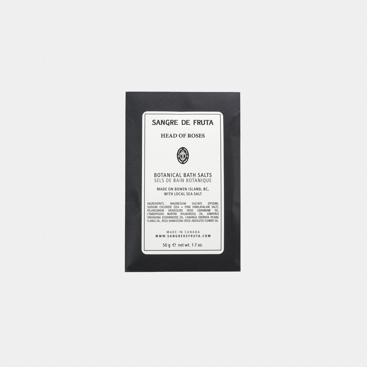 Sangre de Fruta Botanical Bath Salts - Mini Version