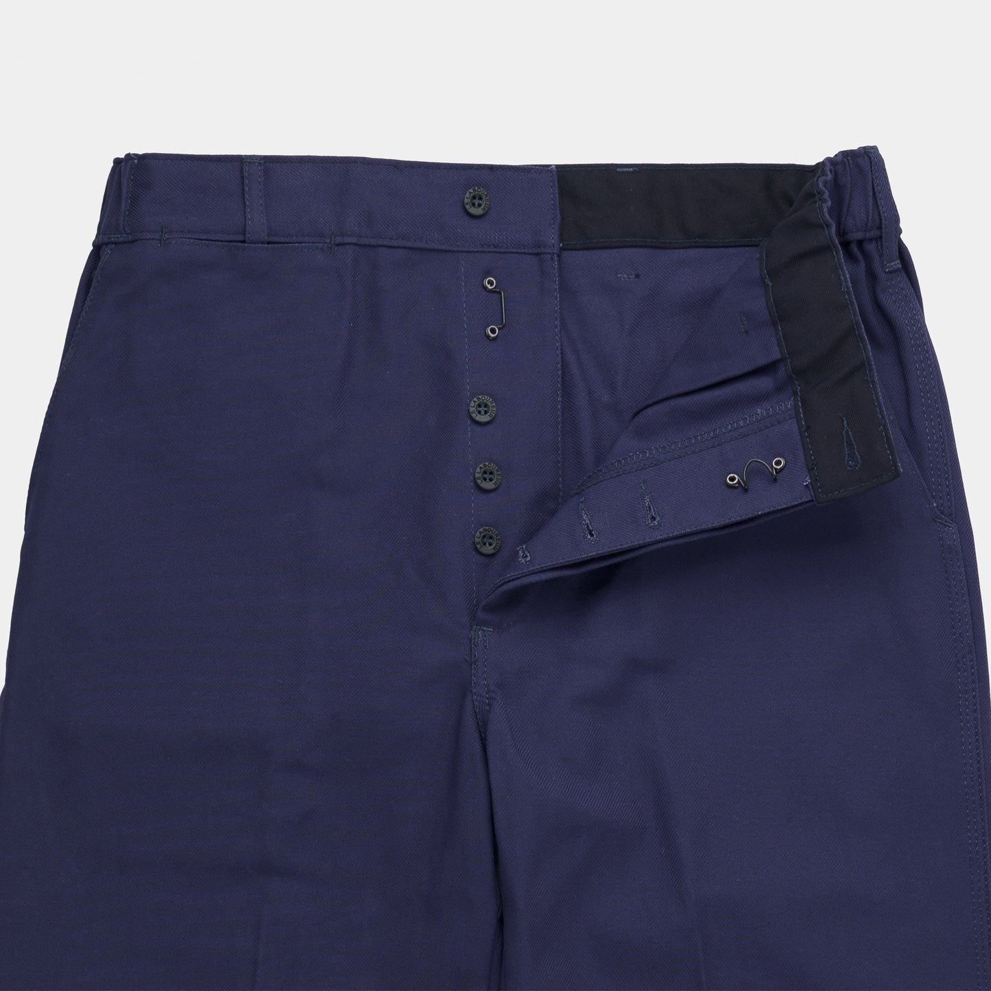 Le Laboureur French Cotton Work Pant in Navy