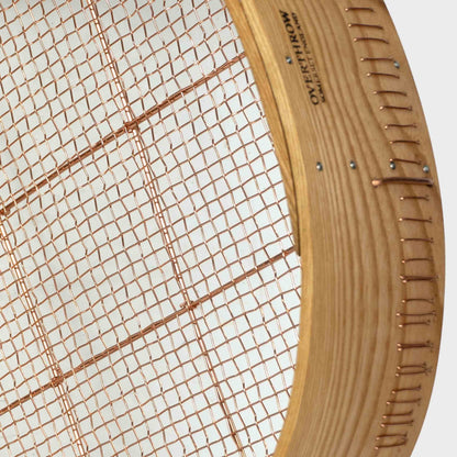 Handmade Bent Ash and Copper English Garden Riddle and Sieve