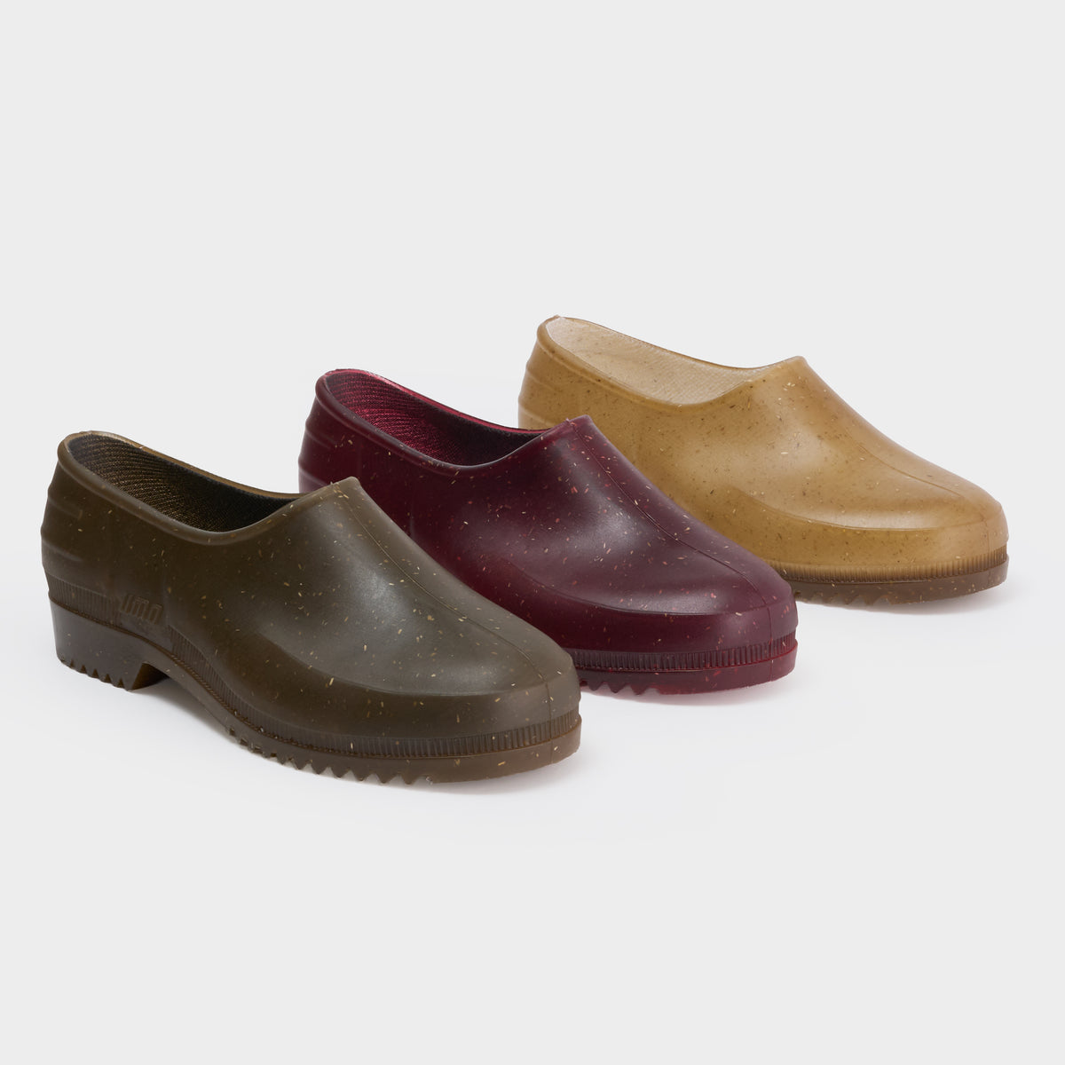 French Recycled Hemp Garden Clogs in Jam
