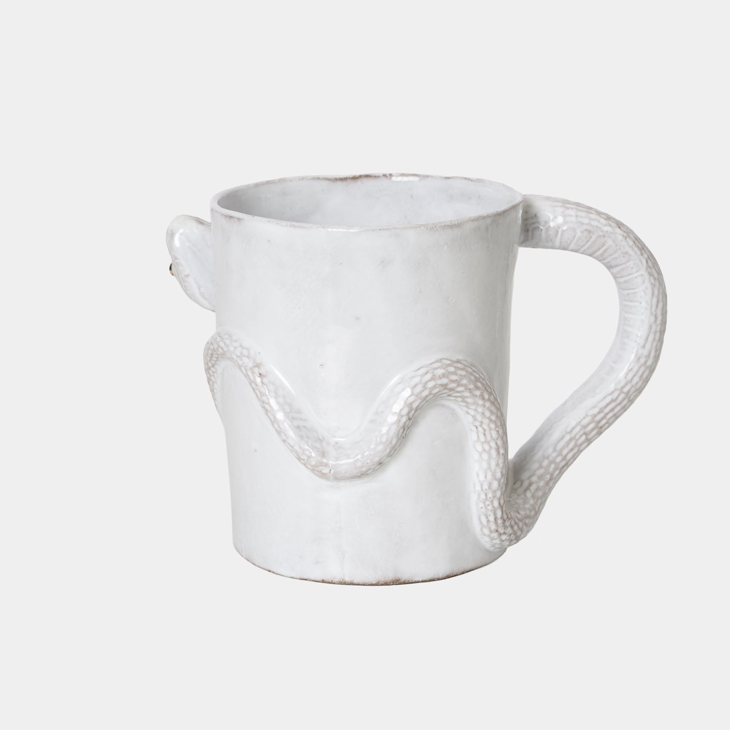 Astier de Villate Snake Cup with Golden and Black Eyes