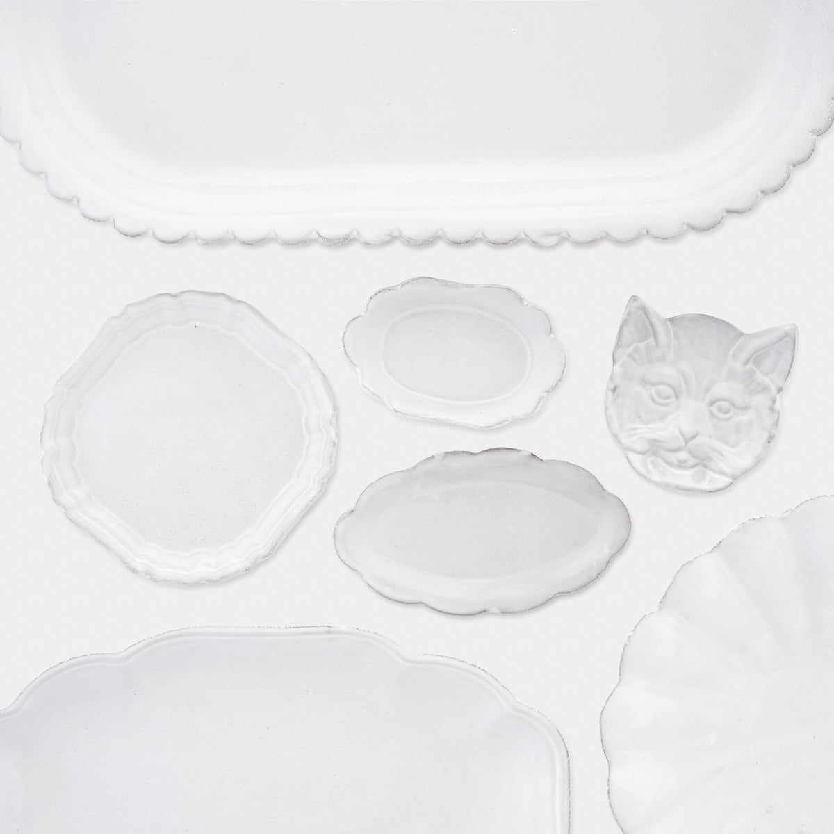 Astier de Villatte Small Auguste Plate