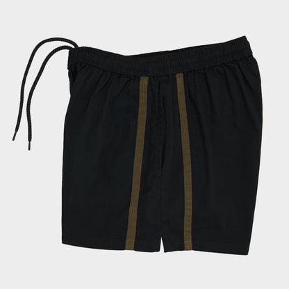 Le Laboureur French Cotton Easy Short in Black