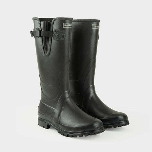 Tall Rubber Garden Boot in Black
