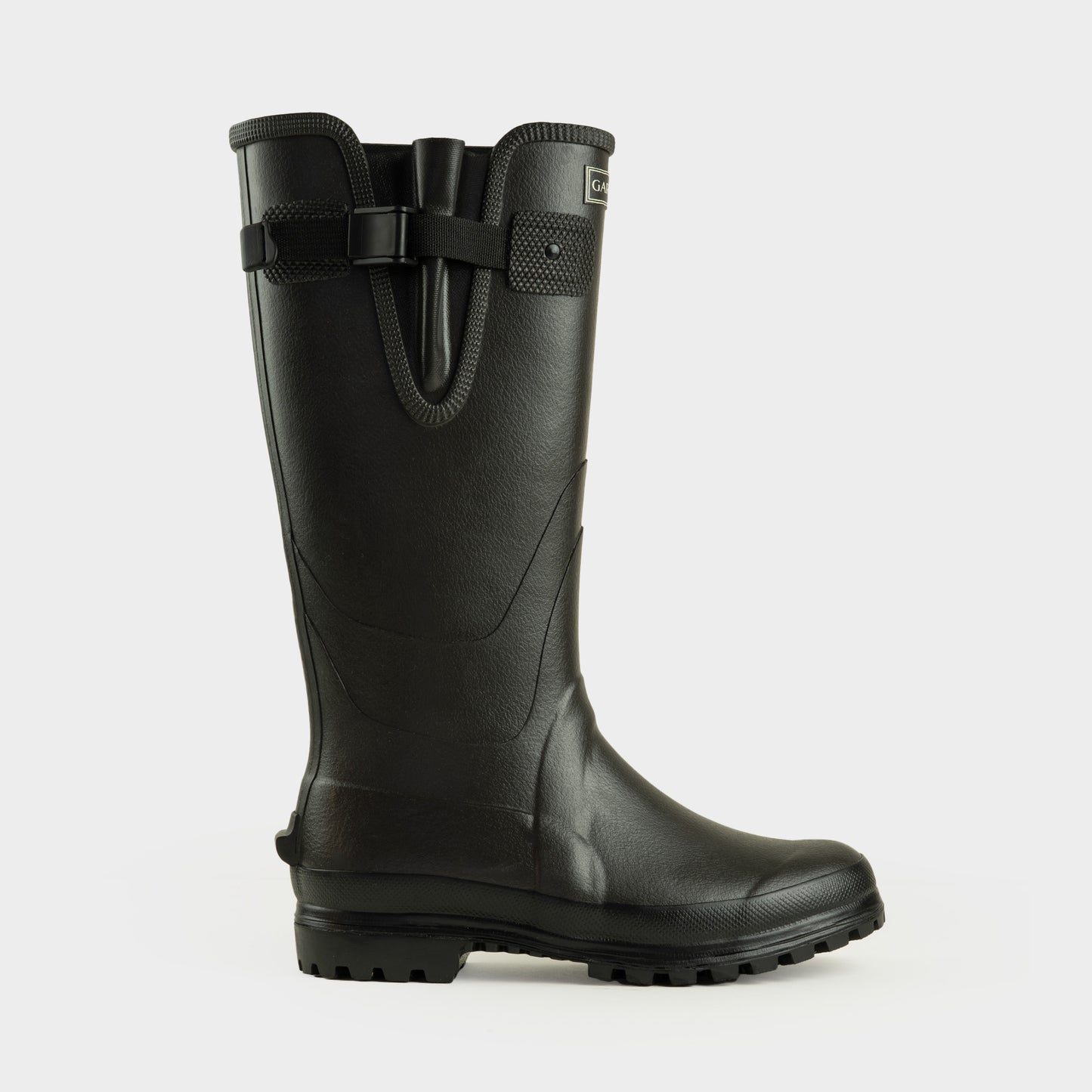 Tall Rubber Garden Boot in Black