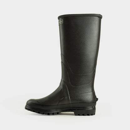 Tall Rubber Garden Boot in Black
