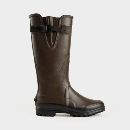 Tall Rubber Garden Boot in Brown