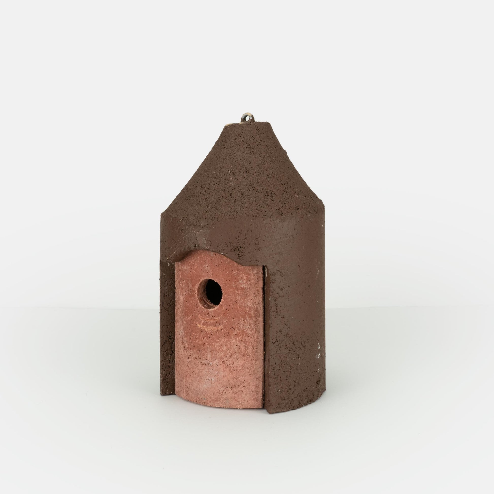 Brutalist Birdhouse- Suspended Cone- 1" Entrance