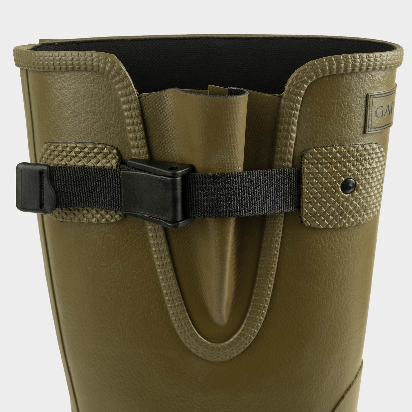 Tall Rubber Garden Boot in Brown