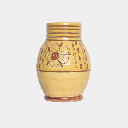 Vintage Ceramic Sgraffito Pitcher