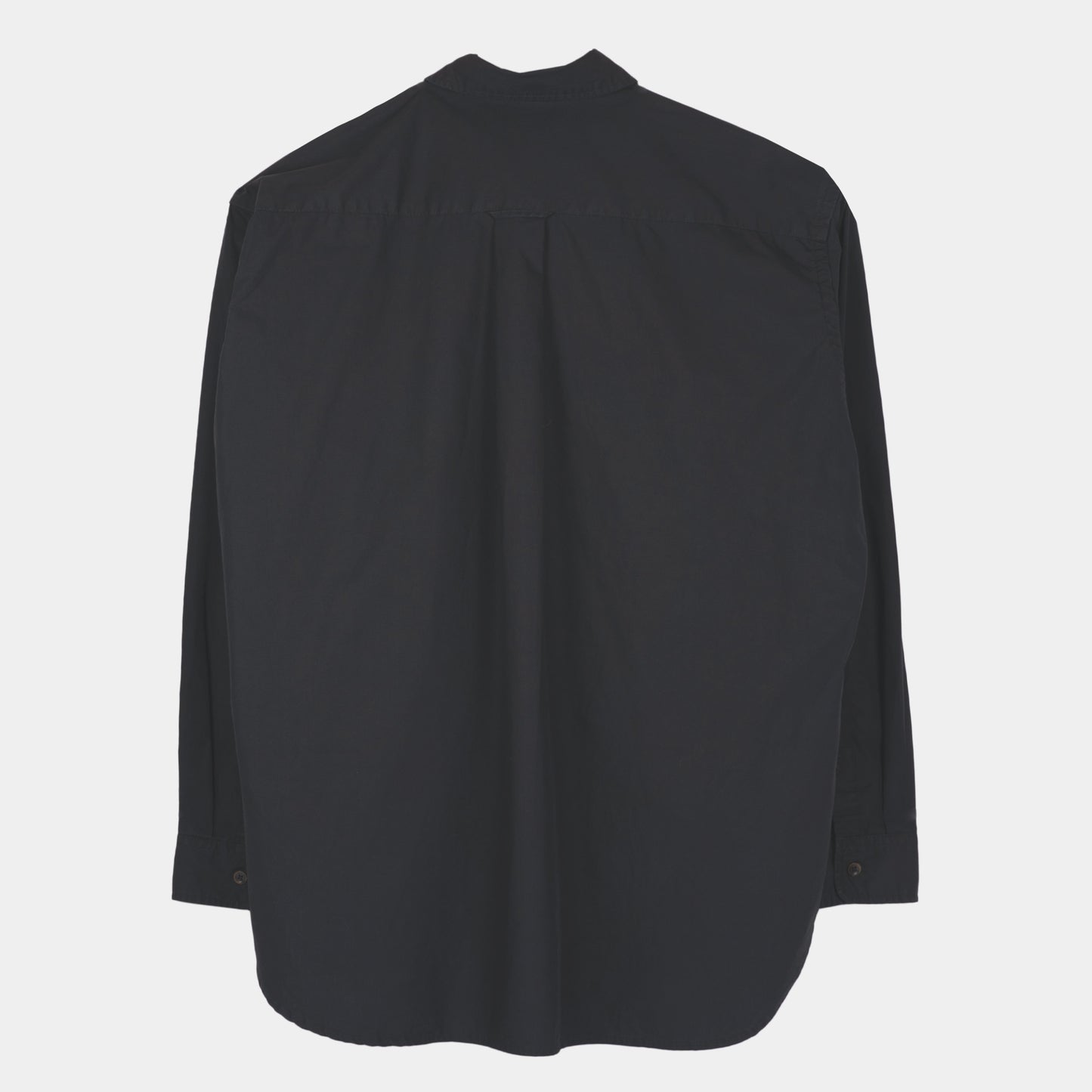 Japanese Typewriter Cotton Gardening Chemise in Black