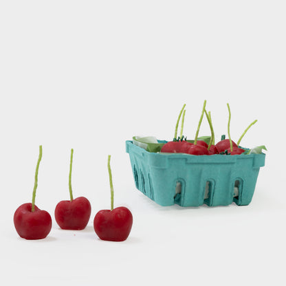 Organic Beeswax Berries and Cherries Birthday Candles