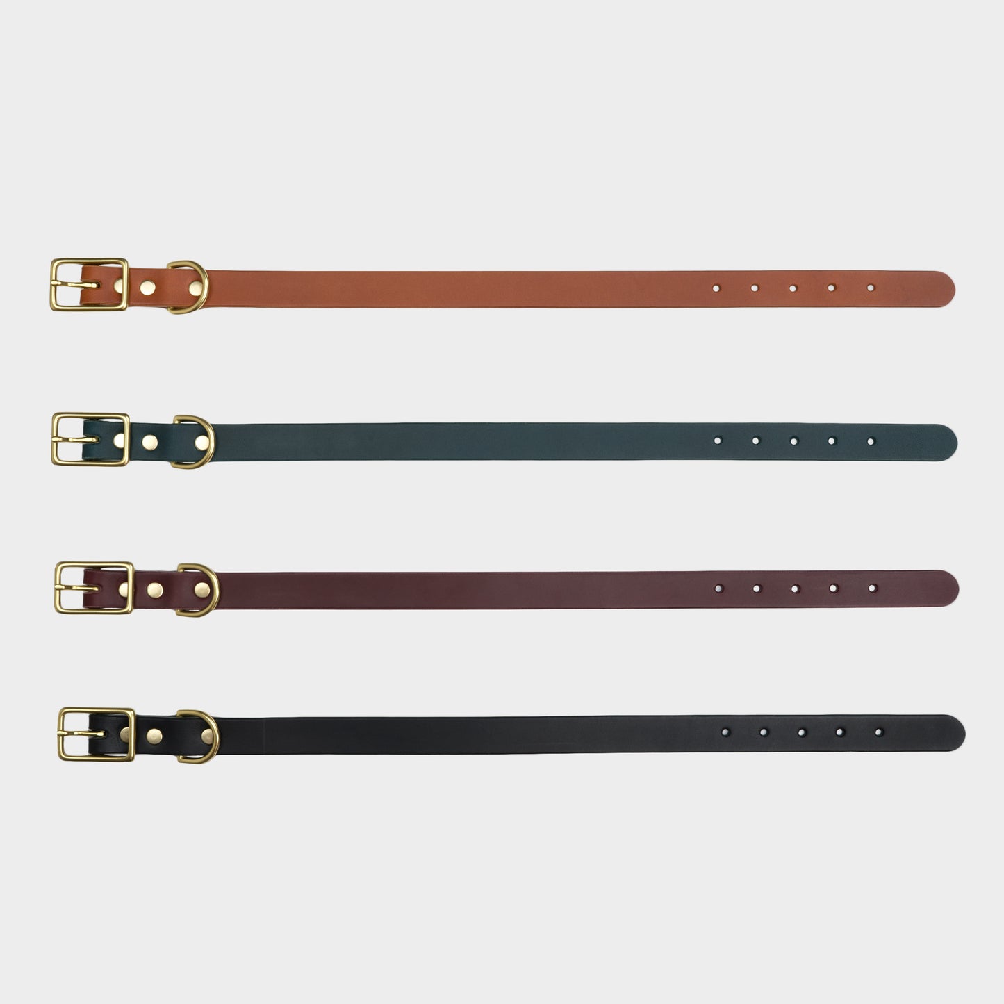 Italian Leather Dog Collar