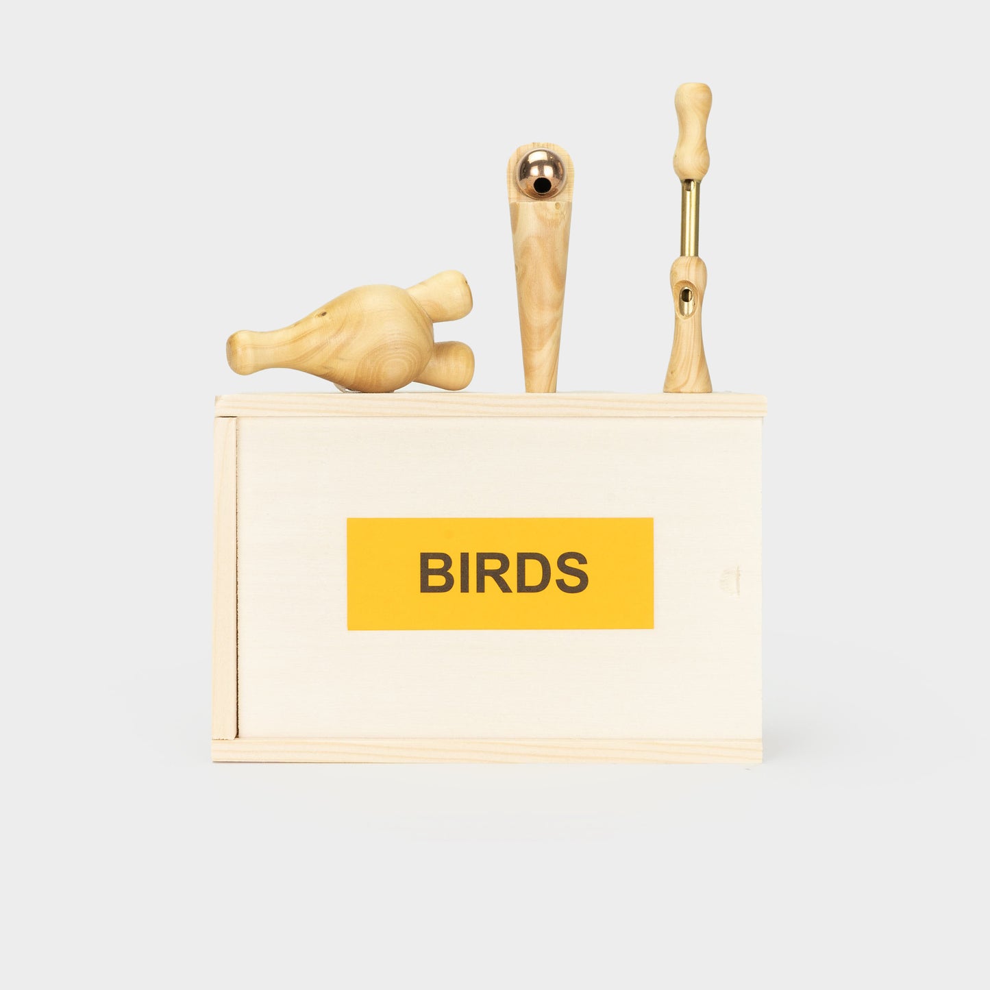 Handmade Wooden Bird Calls - Country Garden Trio