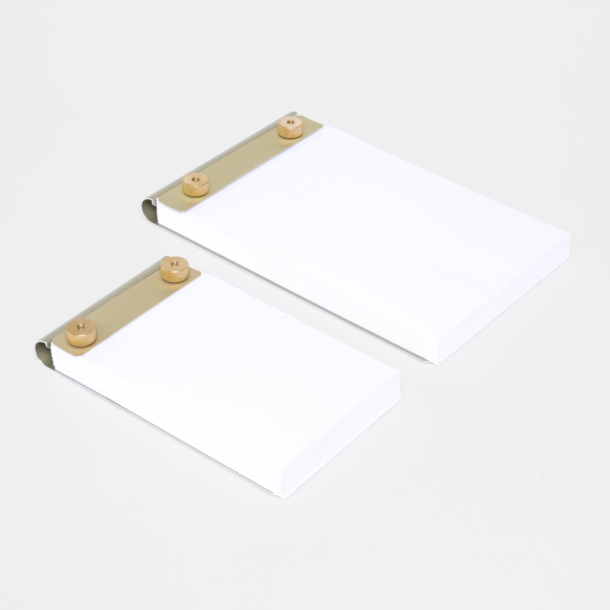 French Desk Pad — Brass Details & Blank Pages