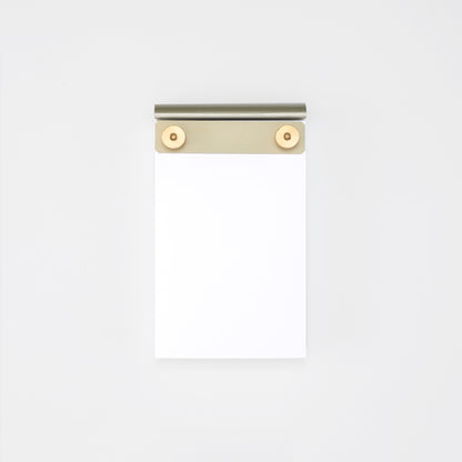 French Desk Pad — Brass Details & Blank Pages
