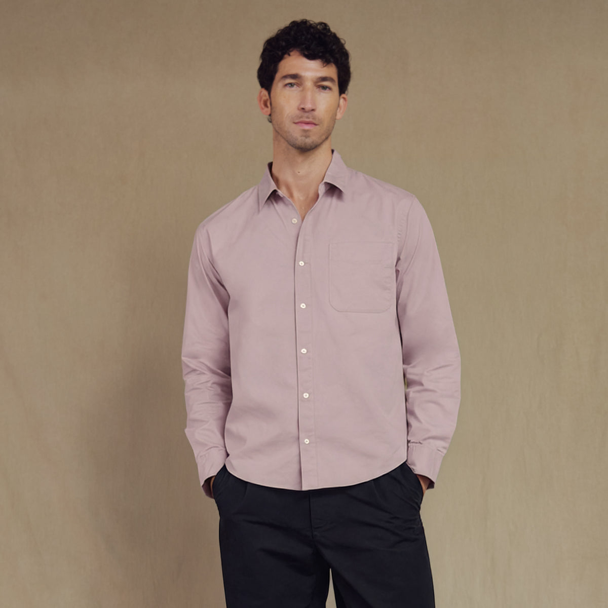 Cotton Classic Work Shirt in Milkweed