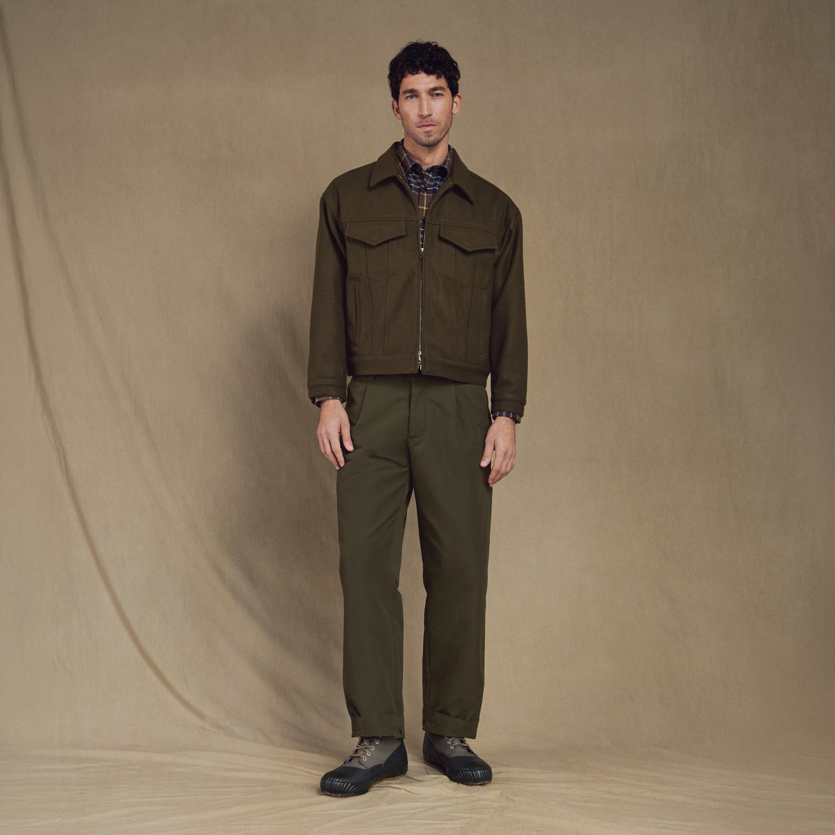 Wool Ranger Jacket in Drab Olive