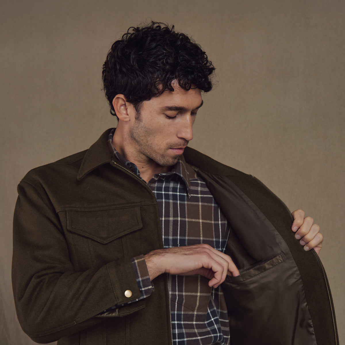 Wool Ranger Jacket in Drab Olive