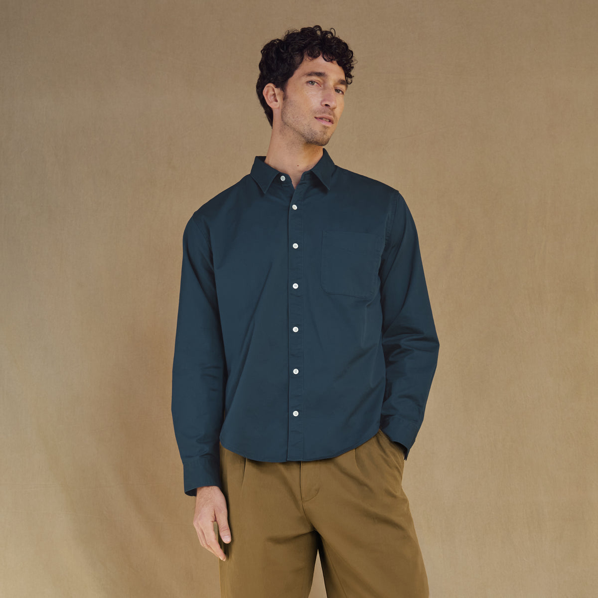 Cotton Classic Work Shirt in Lagoon
