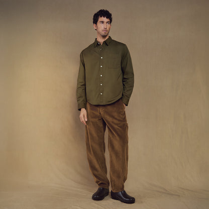 Cotton Classic Work Shirt in Olive