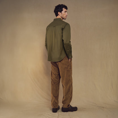 Cotton Classic Work Shirt in Olive