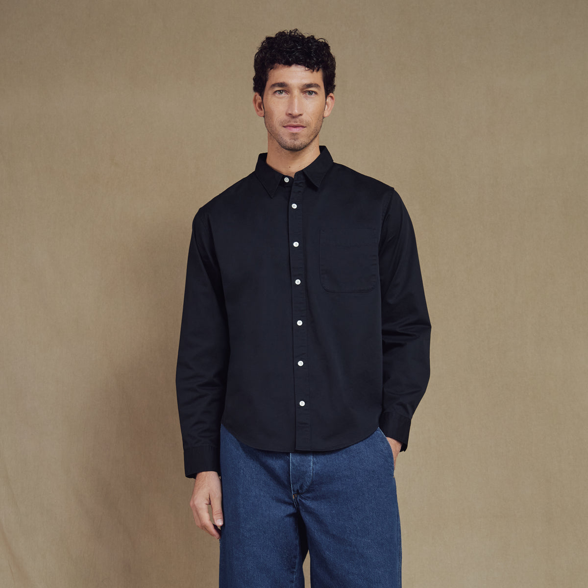 Cotton Classic Work Shirt in Midnight