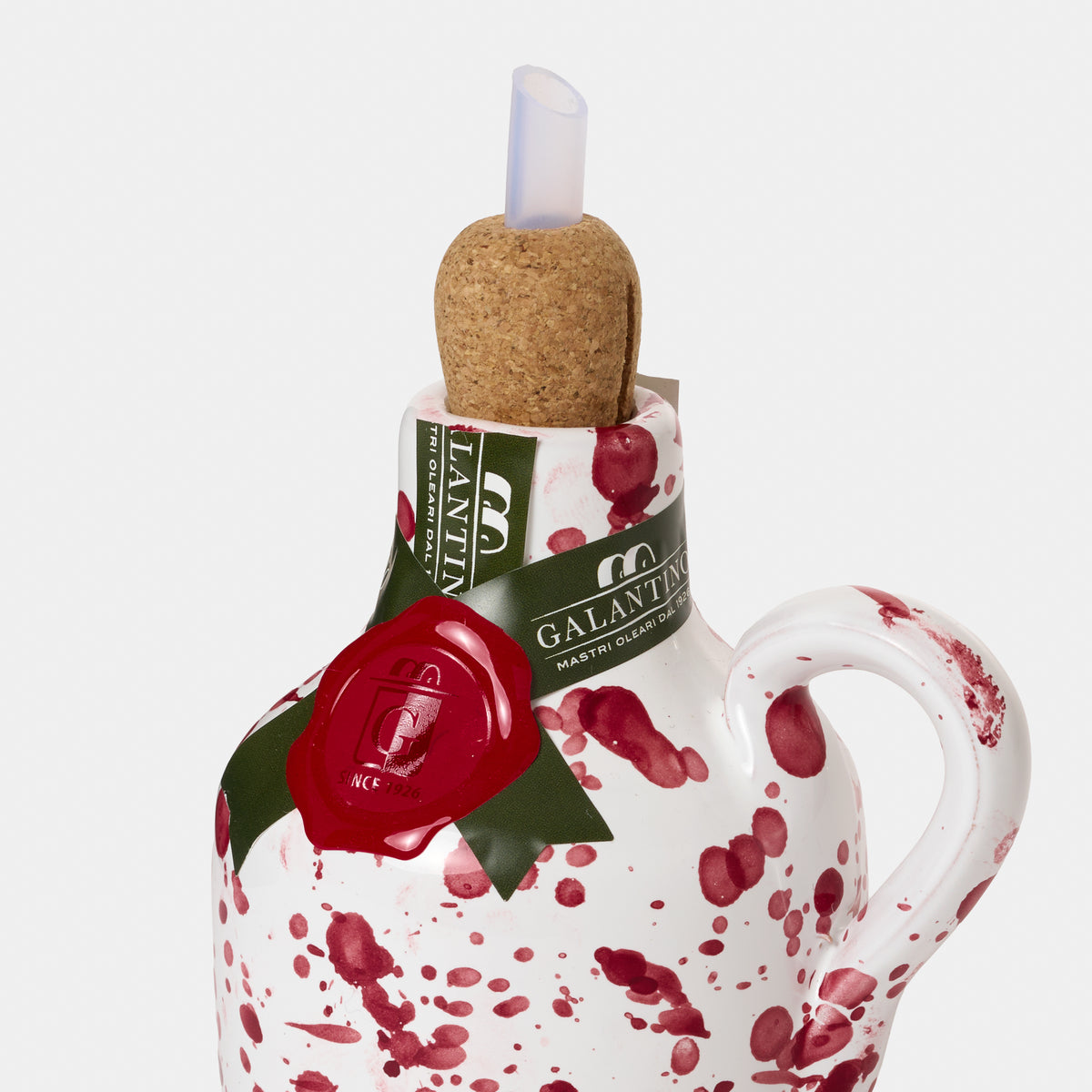 Italian Extra Virgin Olive Oil in Hand Painted Ceramic Jar