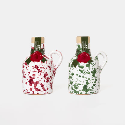 Italian Extra Virgin Olive Oil in Hand Painted Ceramic Jar