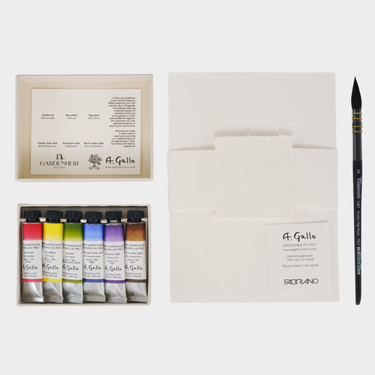 A. Gallo x Gardenheir Terra Botanica Watercolor Tube Set x 6 colors
