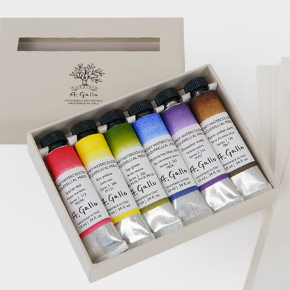 A. Gallo x Gardenheir Terra Botanica Watercolor Tube Set x 6 colors