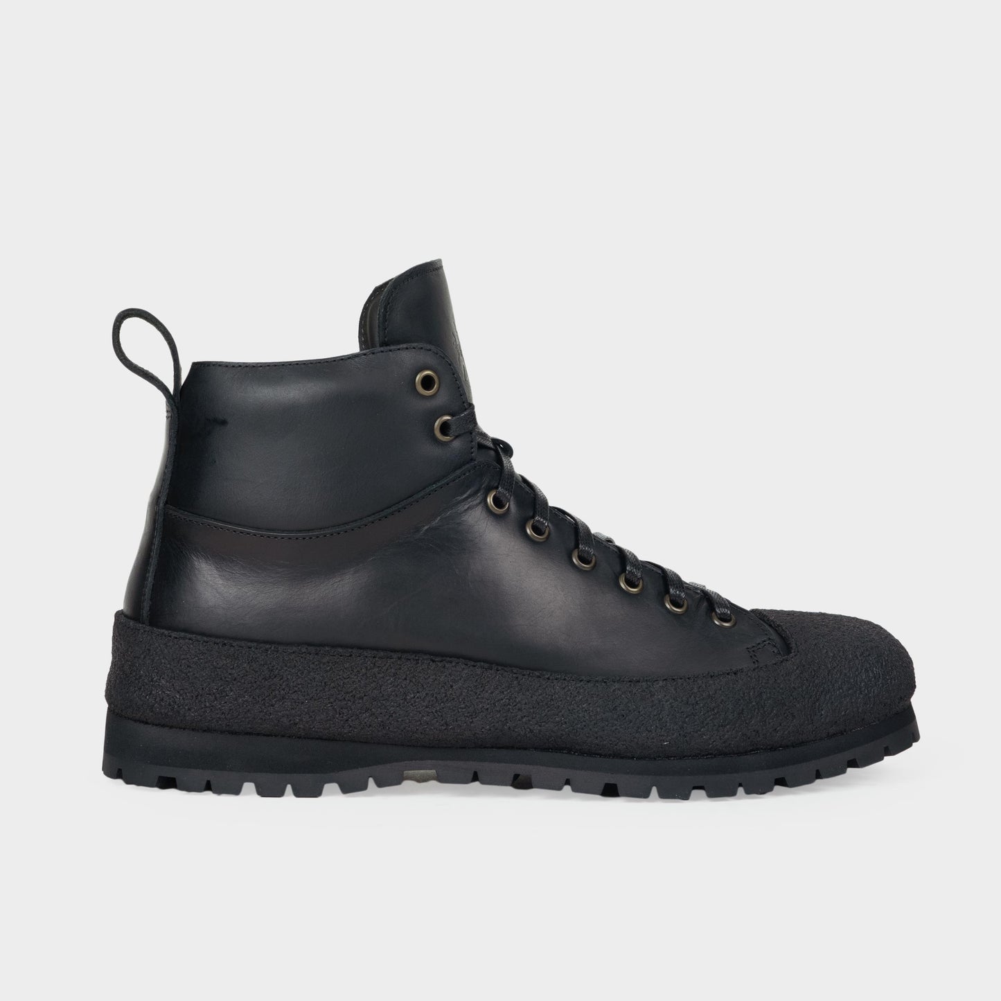 Calfskin Gardening Boots in Black