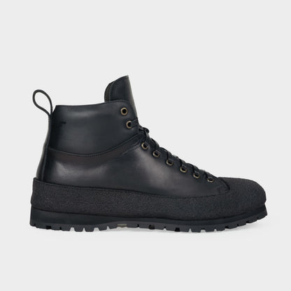 Calfskin Gardening Boots in Black