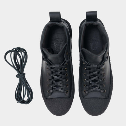 Calfskin Gardening Boots in Black