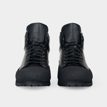 Calfskin Gardening Boots in Black