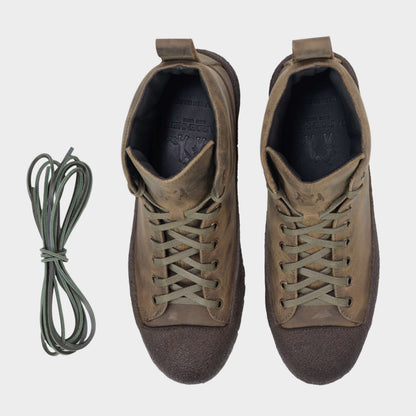 Calfskin Gardening Boots in Olive