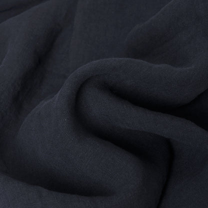 Washed Linen Relaxed Short in Ink