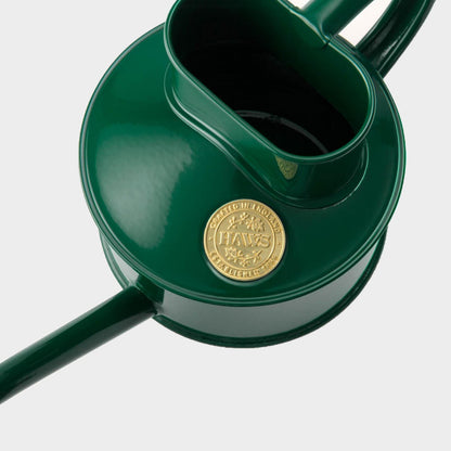 Haws England 1 Pint Metal Watering Can in British Green