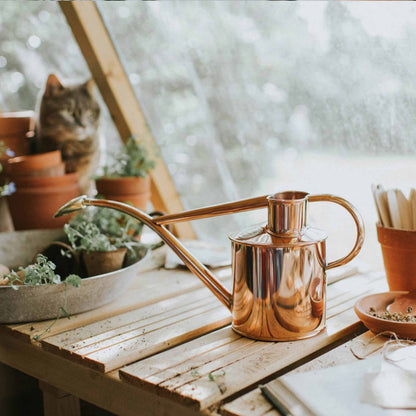 Haws England 1 Liter Copper Watering Can + Mister Gift Set