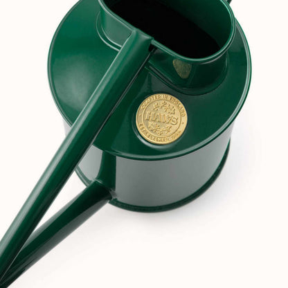 Haws England 1 Liter Metal Watering Can in British Green