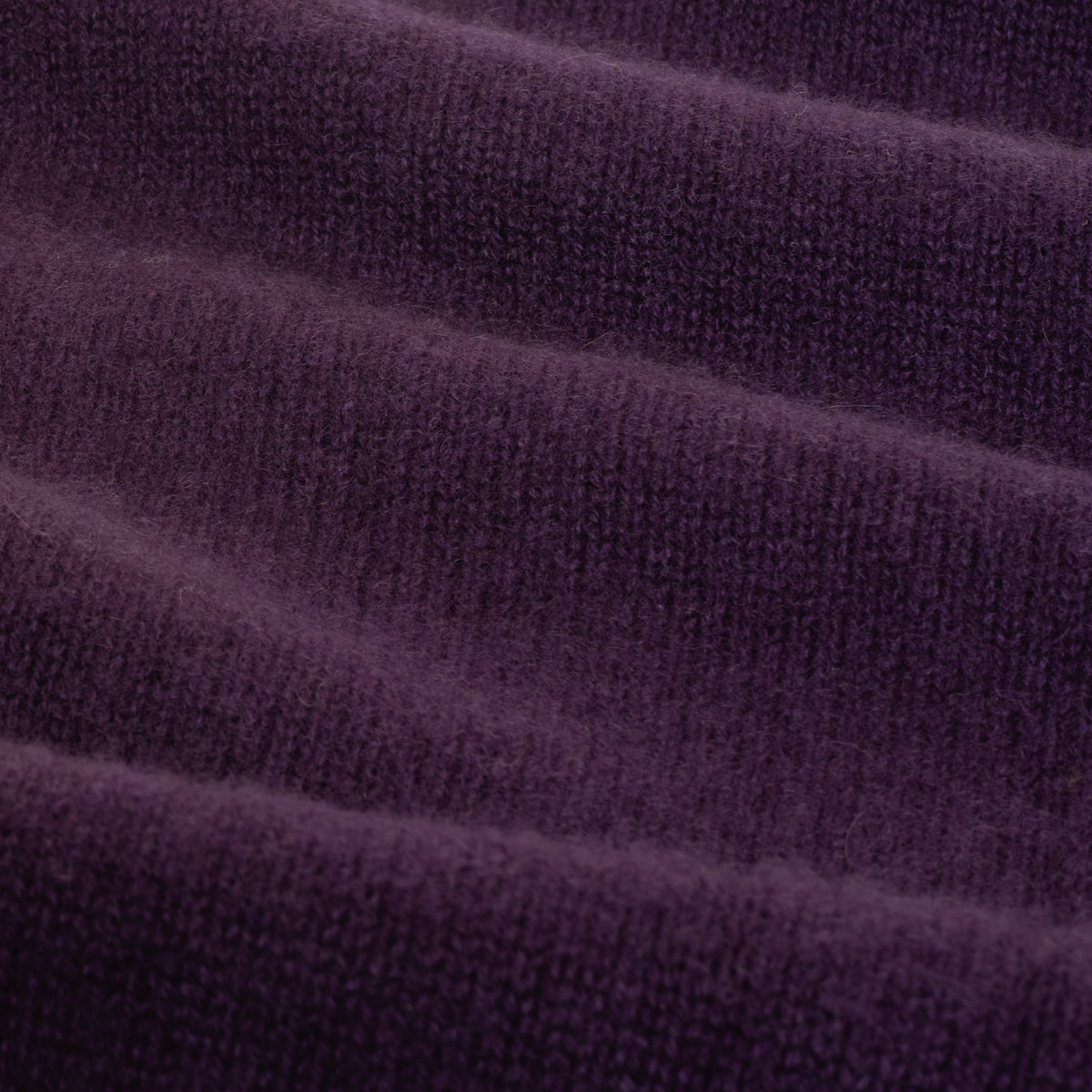 Himalayan Cashmere Rugby Sweater in Aubergine