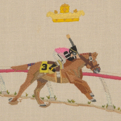 Vintage "Horse of the Year" Needlepoint