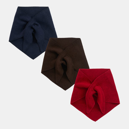Irish Boiled Wool Triangle Scarf
