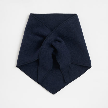 Irish Boiled Wool Triangle Scarf