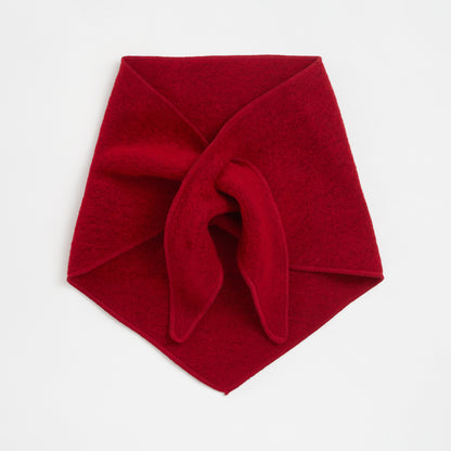 Irish Boiled Wool Triangle Scarf