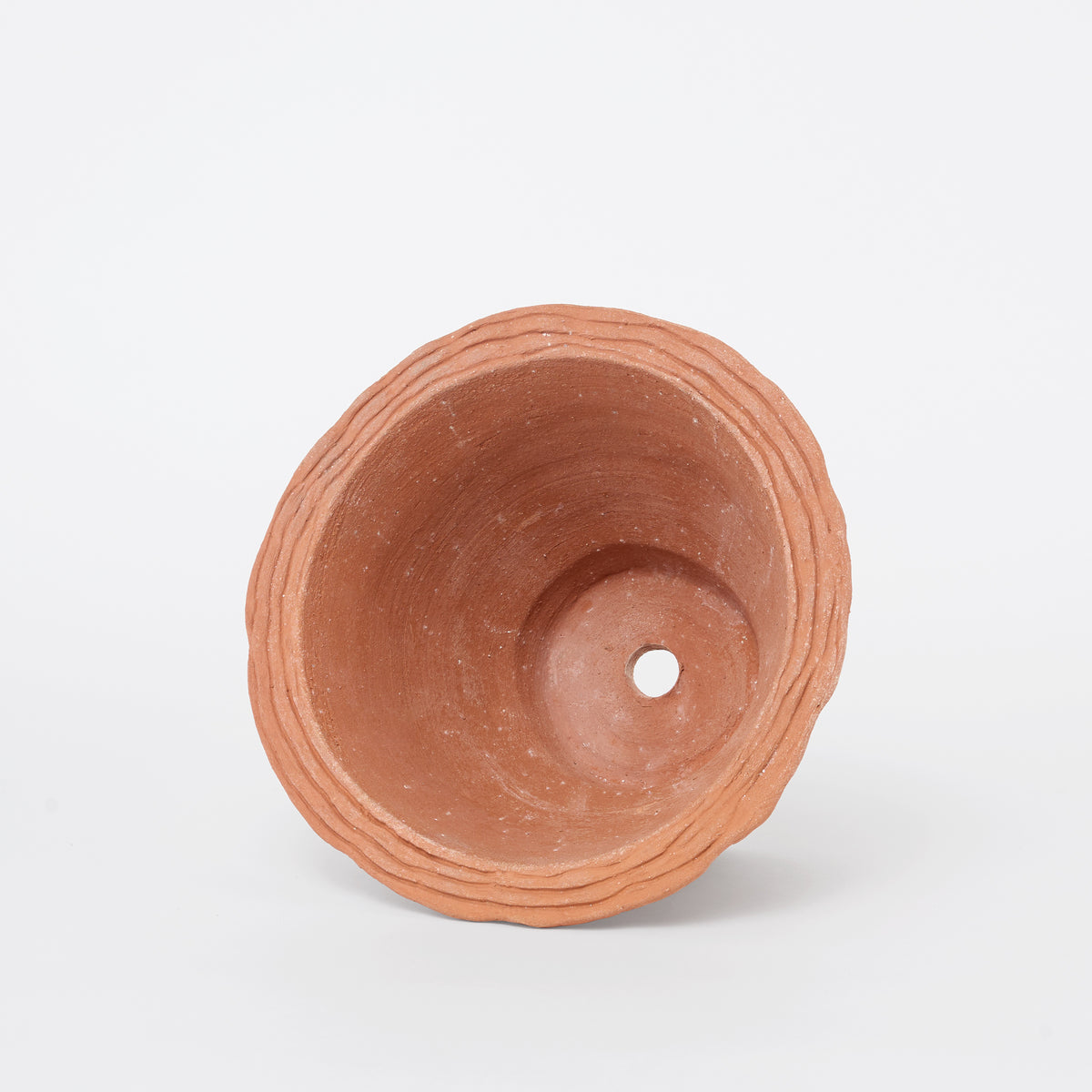 Italian Terracotta Wickerwork Planter