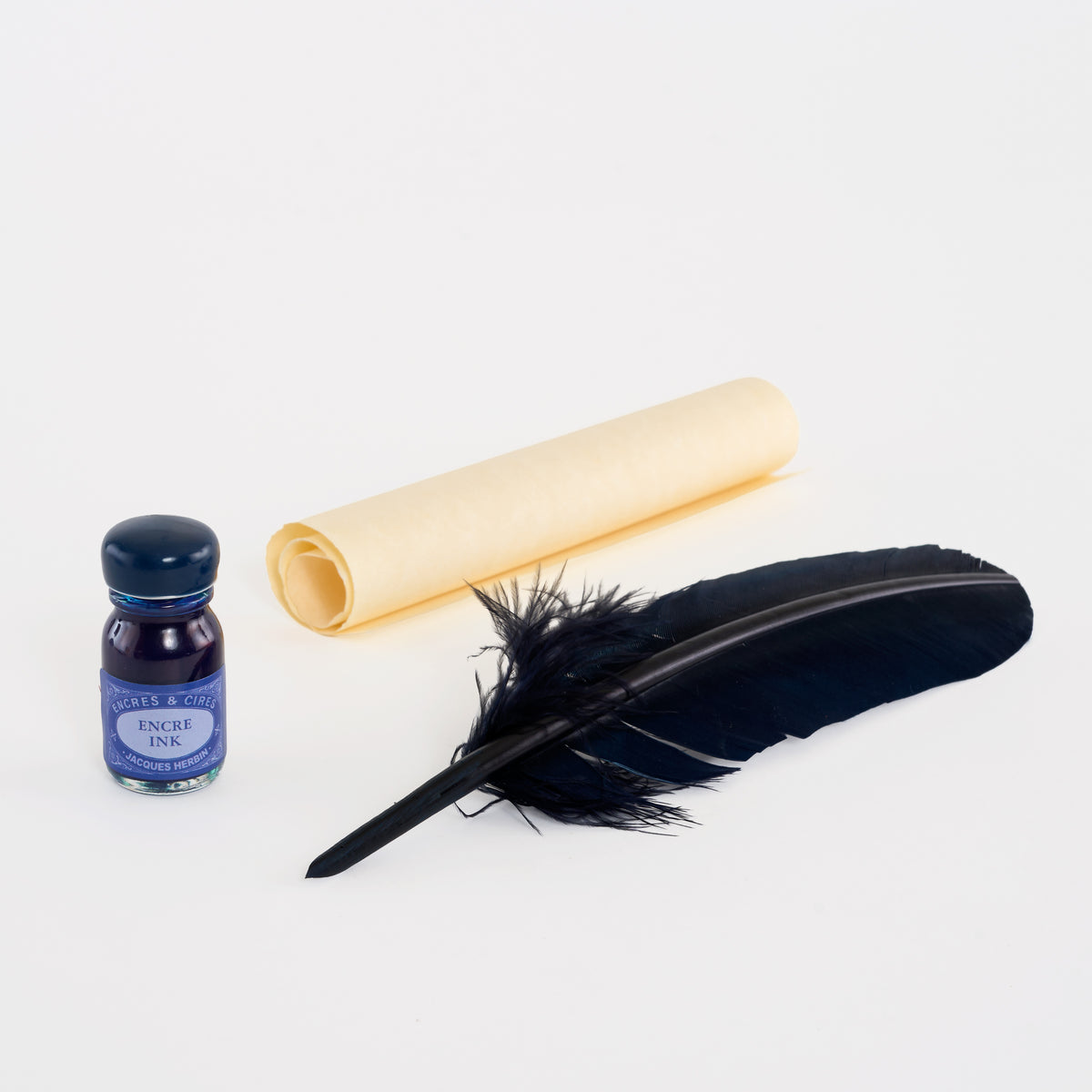 Jacques Herbin Goose Quill Historical Writing Set
