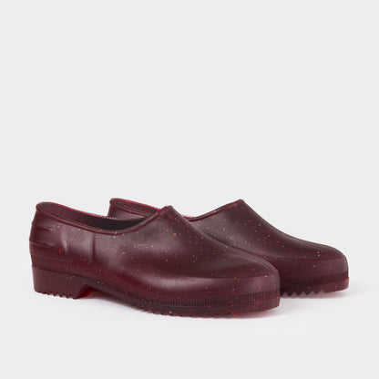 French Recycled Hemp Garden Clogs in Jam