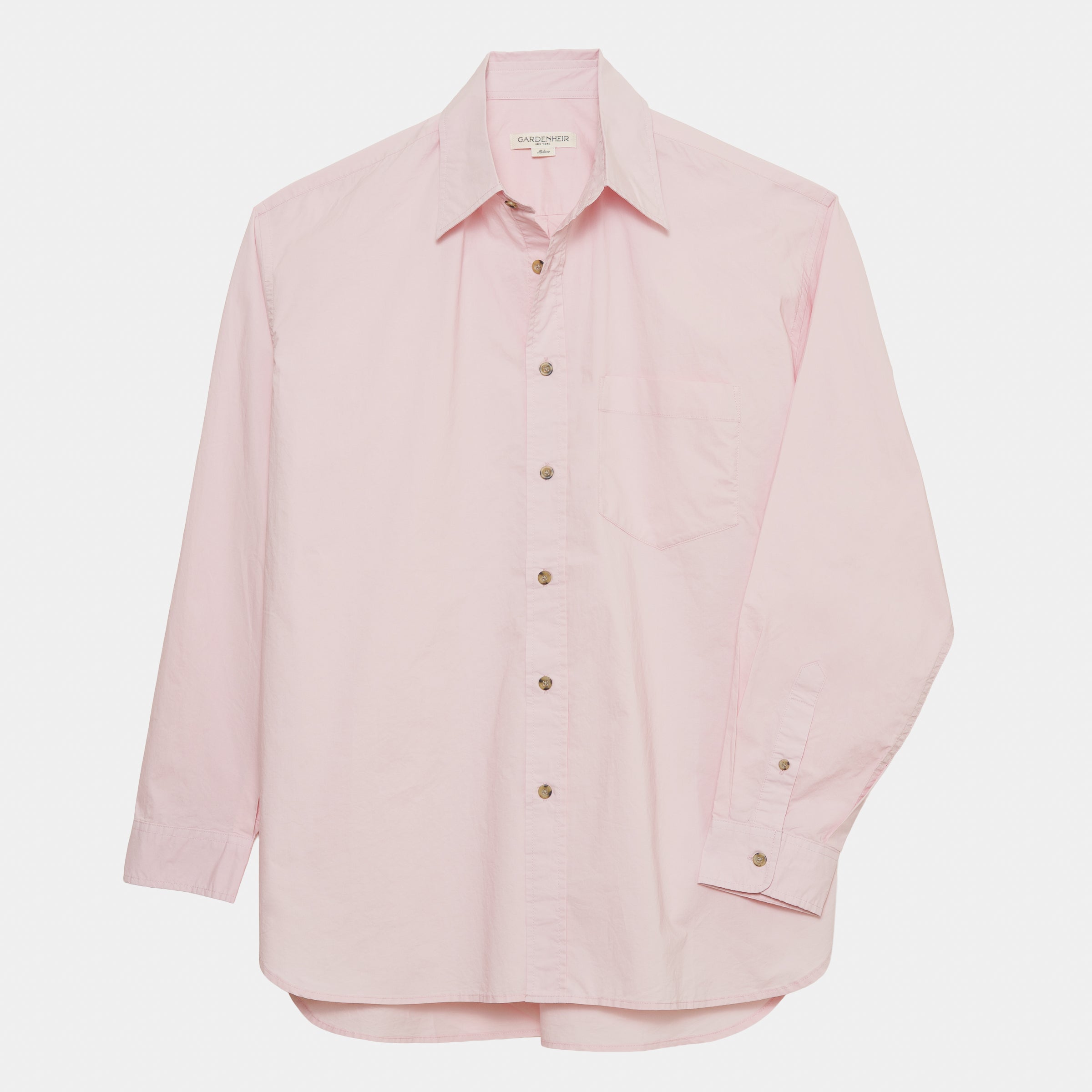 Japanese Typewriter Cotton Gardening Chemise in Peony